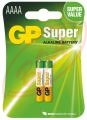 1,5V AAAA batria GP 25A, 2 ks, blister, cena za 1 ks
