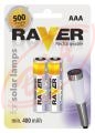 400mAh 1,2V AAA NiMH batria Raver, 2 ks, blister, cena za 1 ks