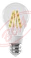 6W E27 A60 LED iarovka Filament tepl biela