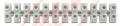 Svorkovnica 12 x 2,5 mm biela