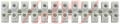 Svorkovnica 12 x 6 mm biela