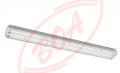 2x58W DUST EVG PC stropné prachotesné svietidlo šedé