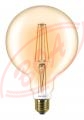 7W E27 LED žiarovka Philips Deco Classic Globe GOLD 230V, 2000 K, 630 lm,  188x125mm, stmievateľná