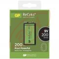 200mAh 8,4V (9V) NiMH nabjacie batrie GP ReCyko+